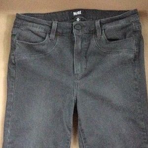 Paige, size 29, black skinny jeans